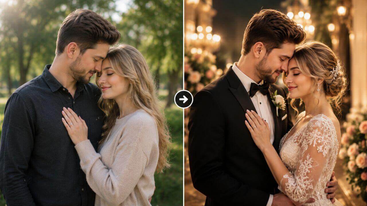 AI Couple Wedding Style