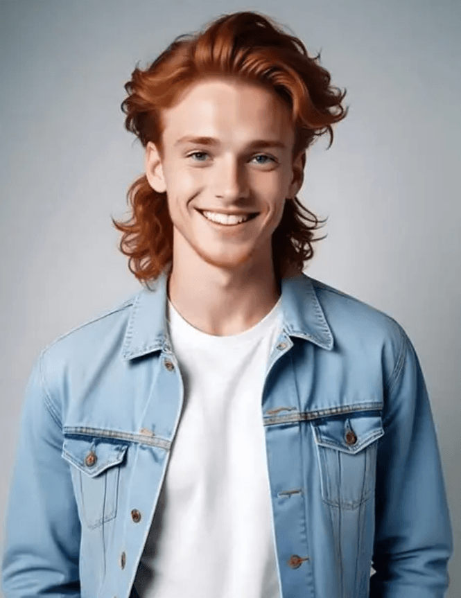 Example photo for AI age changer