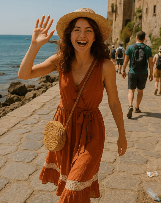 Example photo for AI background changer