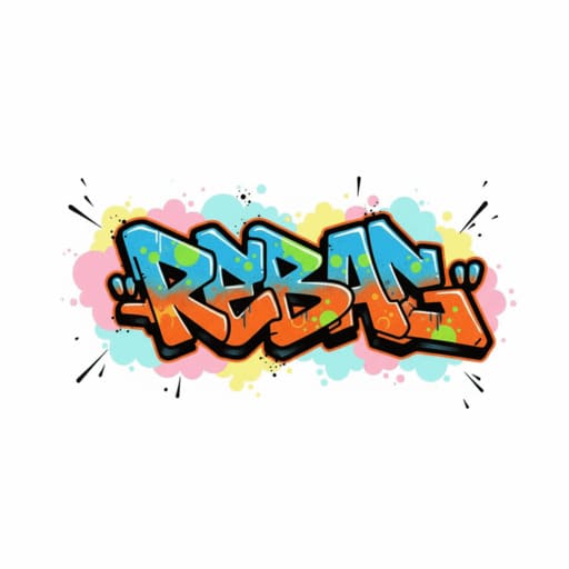 Beispiel für den Tattoo-Stil Graffiti