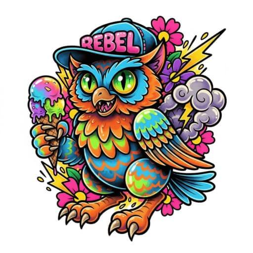 Beispiel für den Tattoo-Stil New School