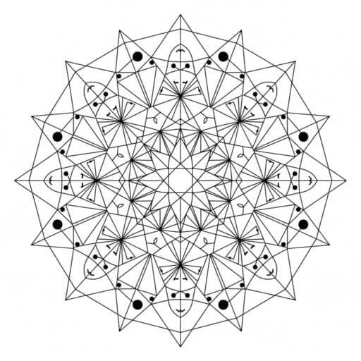 Beispiel für den Tattoo-Stil Geometrisch