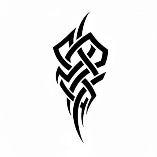 Beispiel für den Tattoo-Stil Tribal